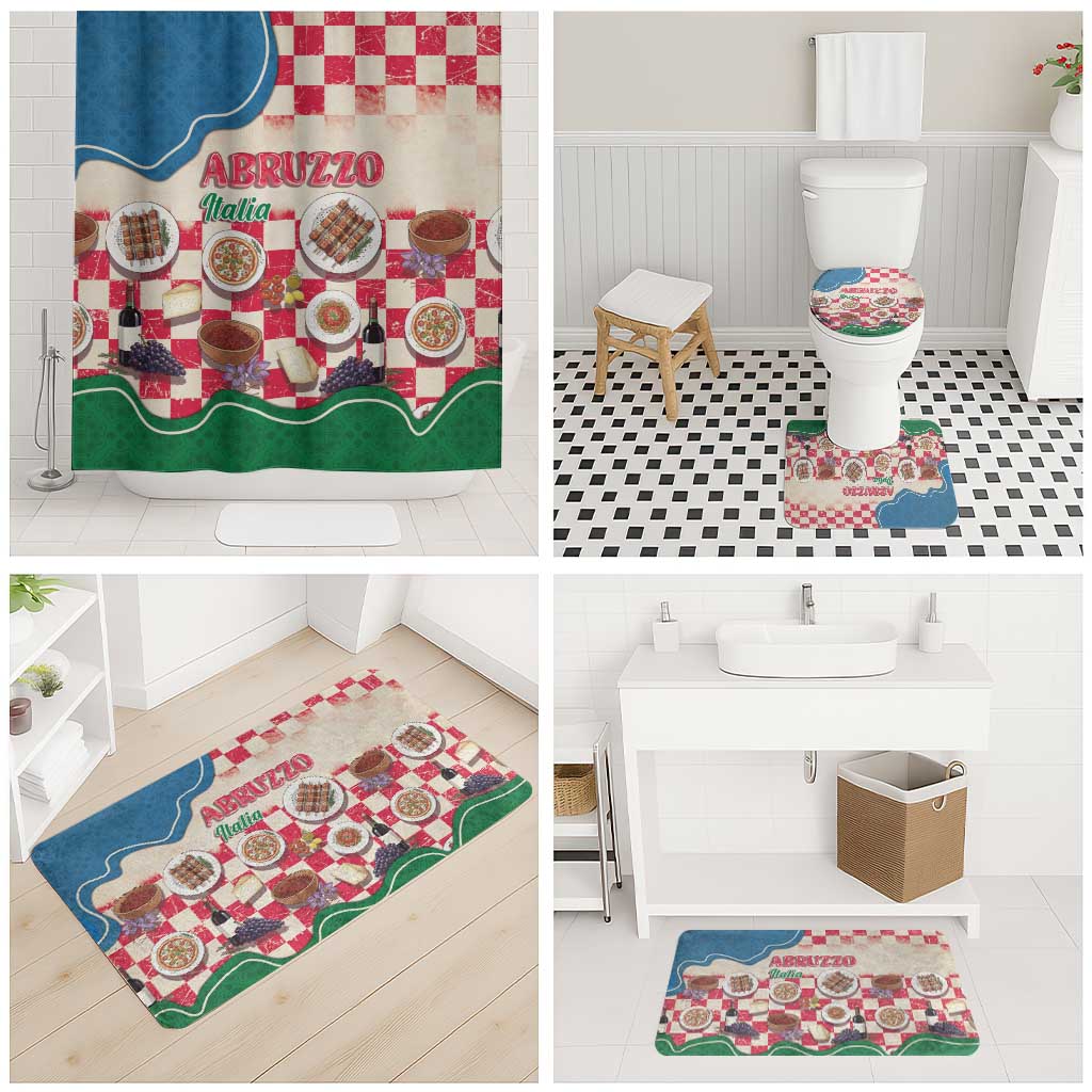 Italy Abruzzo Bathroom Set Specialty Flavors Retro Style