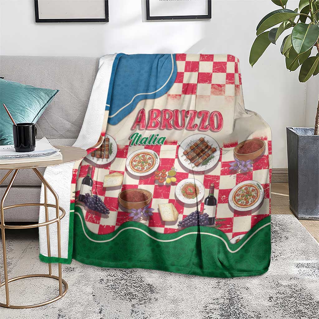 Italy Abruzzo Blanket Specialty Flavors Retro Style