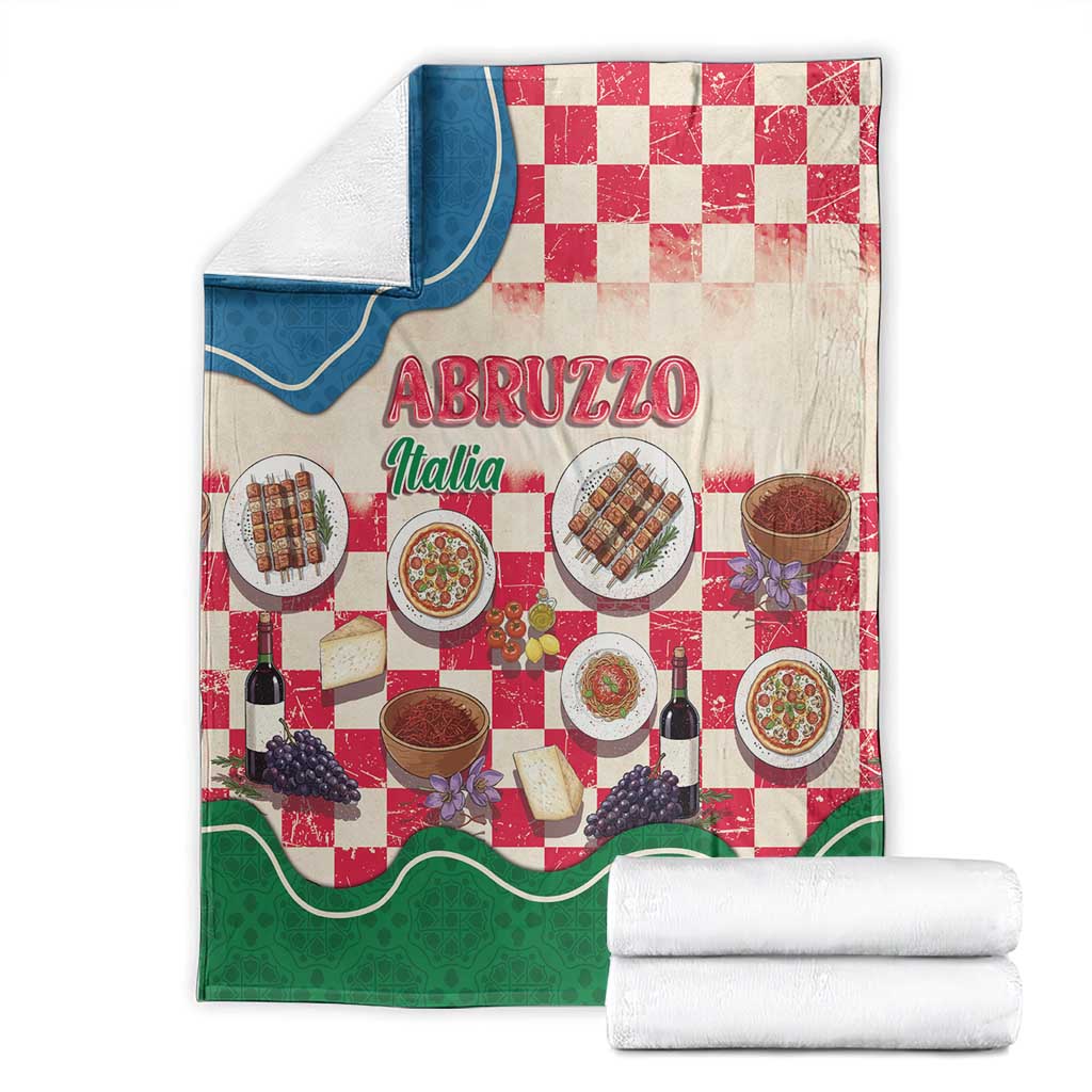 Italy Abruzzo Blanket Specialty Flavors Retro Style