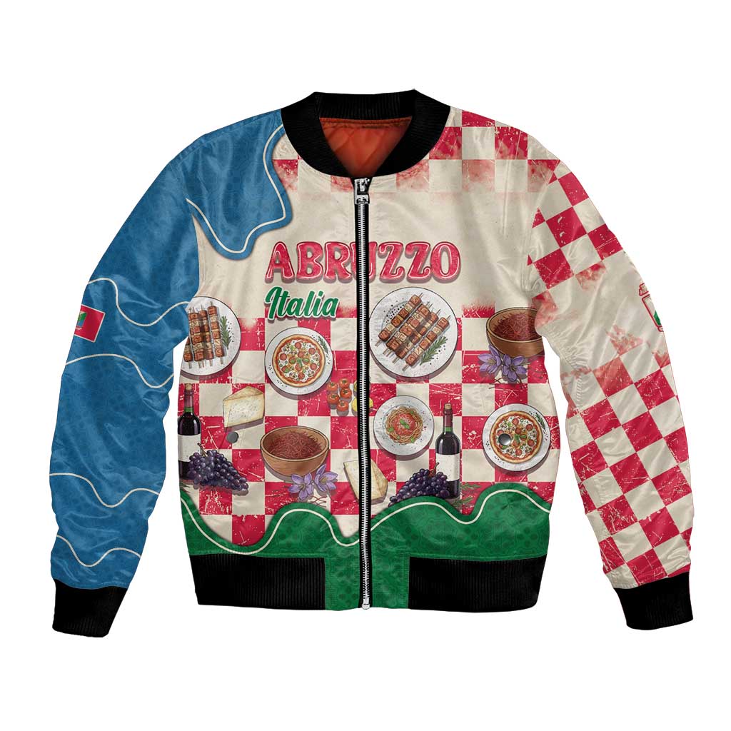 Italy Abruzzo Bomber Jacket Specialty Flavors Retro Style