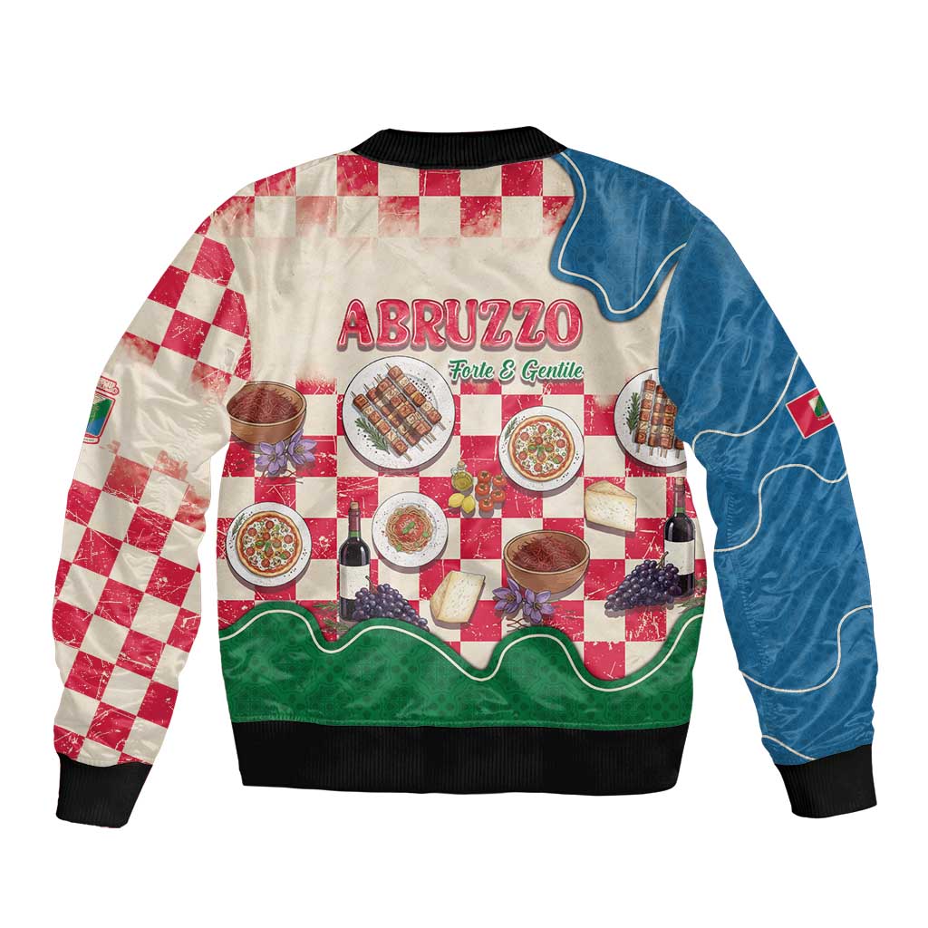 Italy Abruzzo Bomber Jacket Specialty Flavors Retro Style