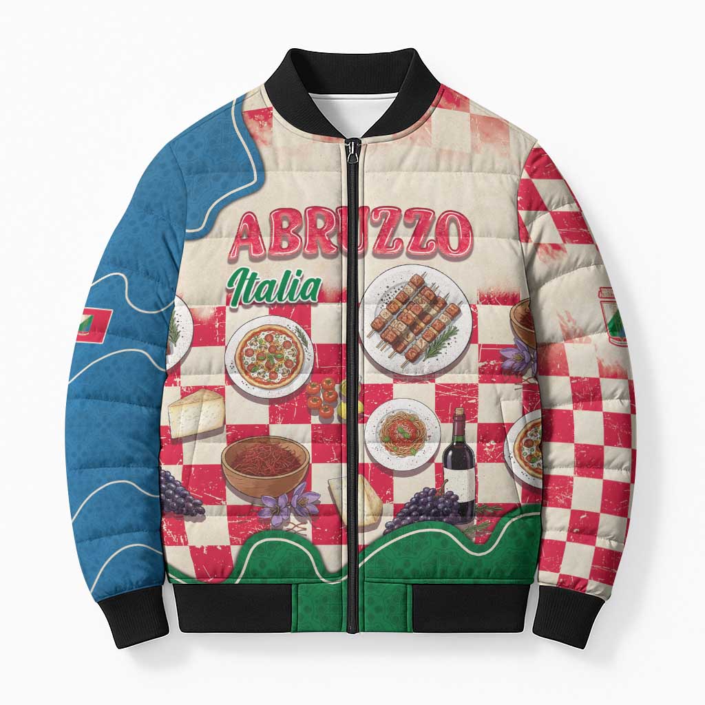 Italy Abruzzo Bomber Puffer Jacket Specialty Flavors Retro Style