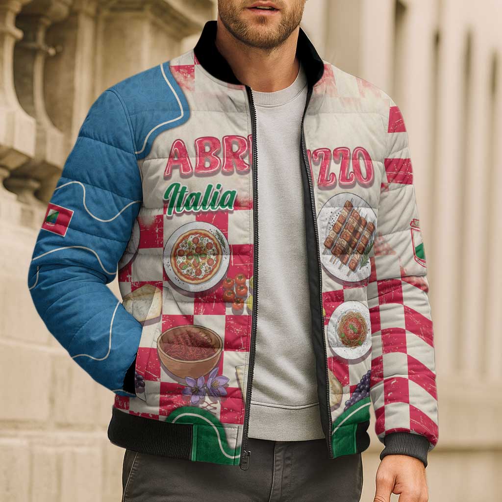 Italy Abruzzo Bomber Puffer Jacket Specialty Flavors Retro Style