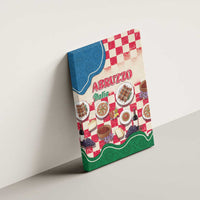 Italy Abruzzo Canvas Wall Art Specialty Flavors Retro Style