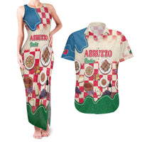 Italy Abruzzo Couples Matching Tank Maxi Dress and Hawaiian Shirt Specialty Flavors Retro Style