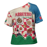 Italy Abruzzo Cross Shoulder Shirt Specialty Flavors Retro Style