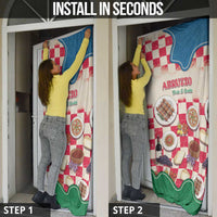 Italy Abruzzo Door Cover Specialty Flavors Retro Style