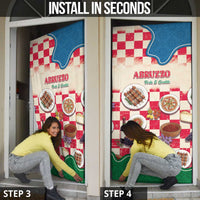 Italy Abruzzo Door Cover Specialty Flavors Retro Style