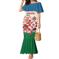 Italy Abruzzo Family Matching Mermaid Dress and Hawaiian Shirt Specialty Flavors Retro Style