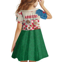Italy Abruzzo Family Matching Off Shoulder Short Dress and Hawaiian Shirt Specialty Flavors Retro Style