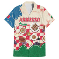 Italy Abruzzo Family Matching Short Sleeve Bodycon Dress and Hawaiian Shirt Specialty Flavors Retro Style