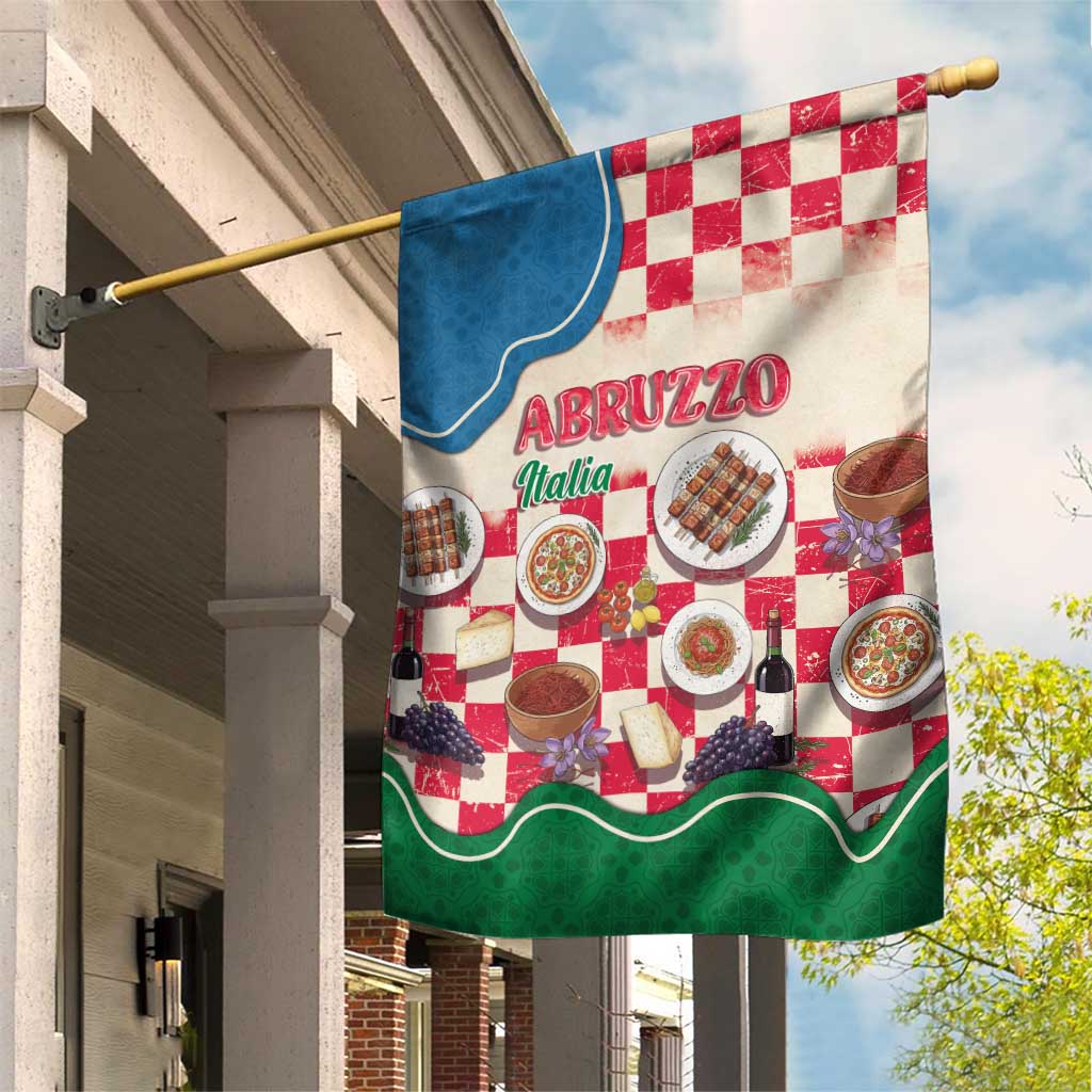 Italy Abruzzo Garden Flag Specialty Flavors Retro Style