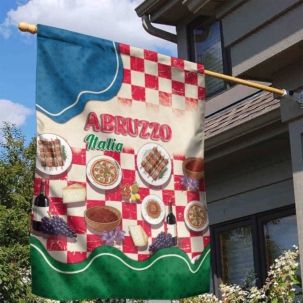 Italy Abruzzo Garden Flag Specialty Flavors Retro Style