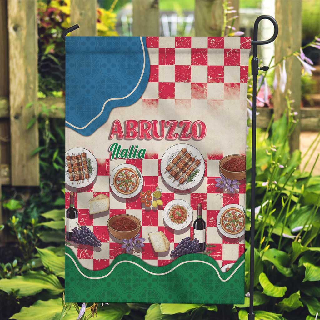 Italy Abruzzo Garden Flag Specialty Flavors Retro Style