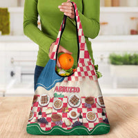 Italy Abruzzo Grocery Bag Specialty Flavors Retro Style