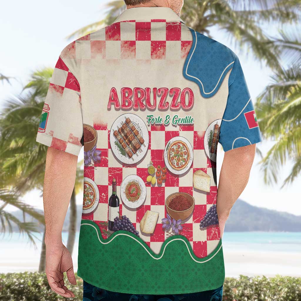 Italy Abruzzo Hawaiian Shirt Specialty Flavors Retro Style