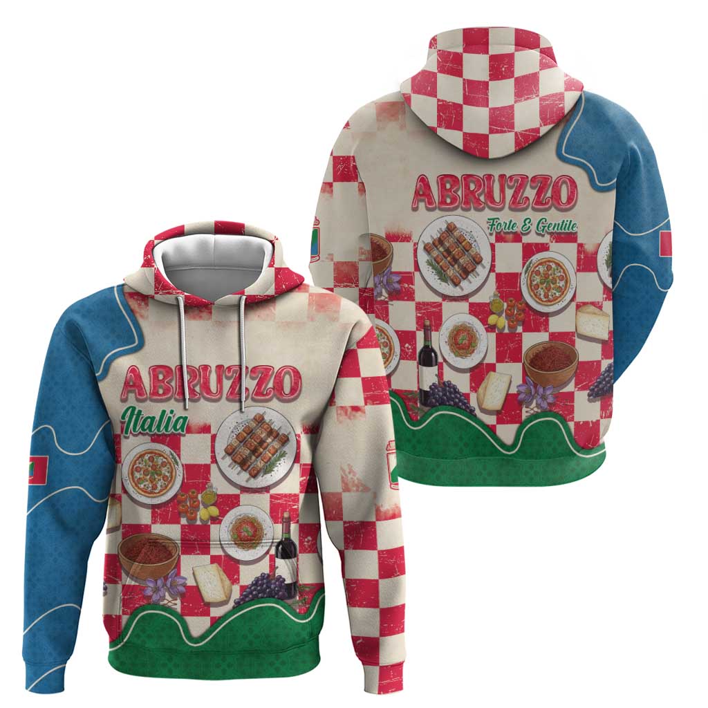 Italy Abruzzo Hoodie Specialty Flavors Retro Style