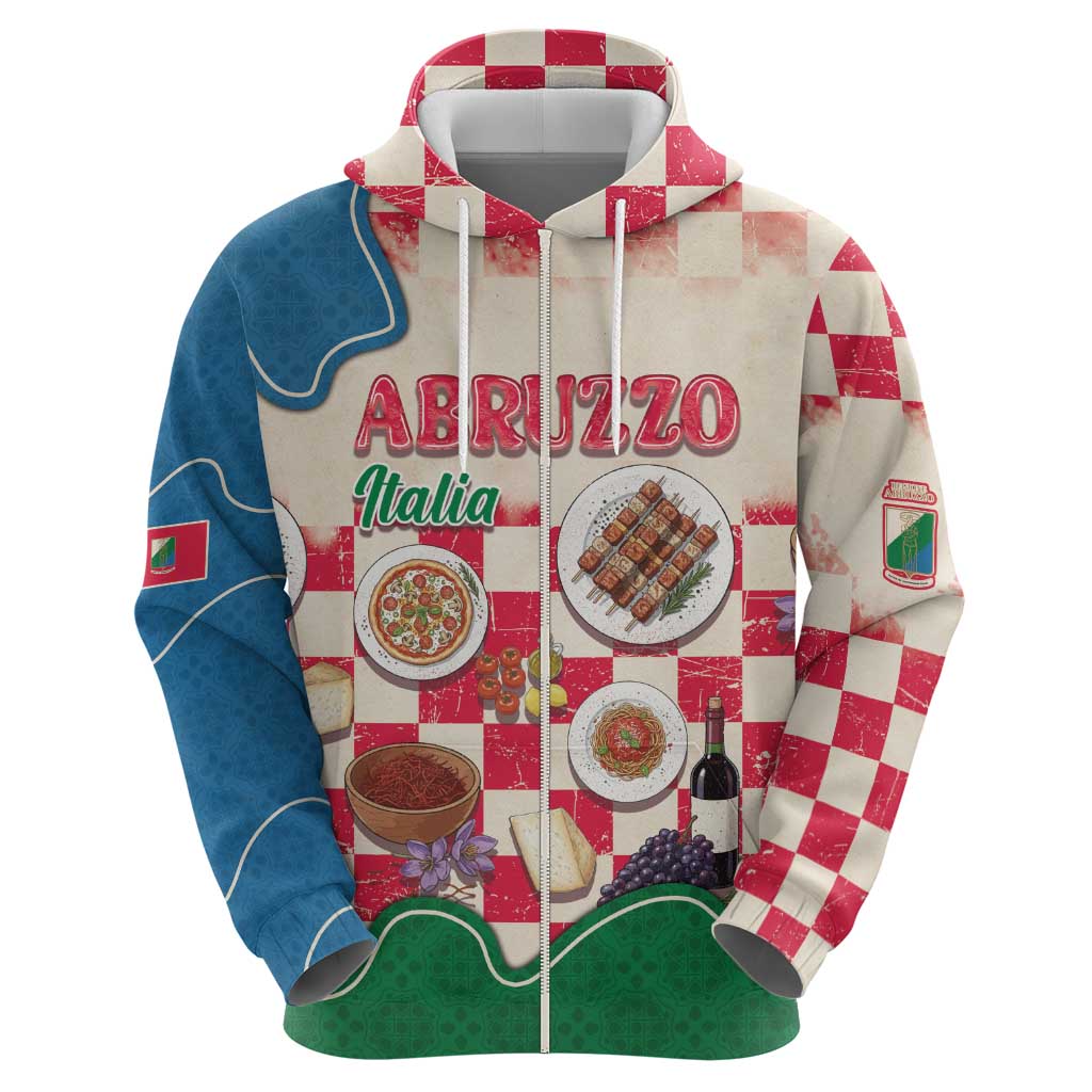 Italy Abruzzo Hoodie Specialty Flavors Retro Style