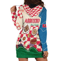 Italy Abruzzo Hoodie Dress Specialty Flavors Retro Style