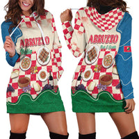 Italy Abruzzo Hoodie Dress Specialty Flavors Retro Style