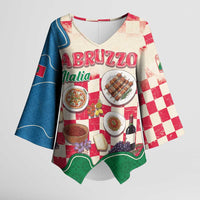 Italy Abruzzo Kimono Sleeve Blouse Specialty Flavors Retro Style