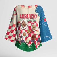 Italy Abruzzo Kimono Sleeve Blouse Specialty Flavors Retro Style
