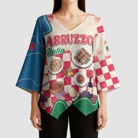 Italy Abruzzo Kimono Sleeve Blouse Specialty Flavors Retro Style