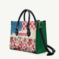 Italy Abruzzo Leather Bag Specialty Flavors Retro Style