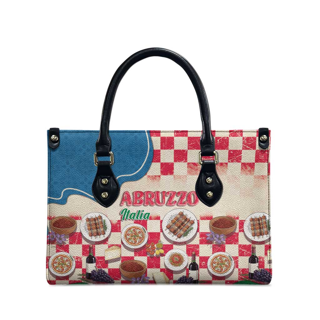 Italy Abruzzo Leather Bag Specialty Flavors Retro Style
