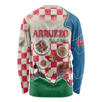 Italy Abruzzo Long Sleeve Shirt Specialty Flavors Retro Style