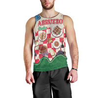 Italy Abruzzo Men Tank Top Specialty Flavors Retro Style