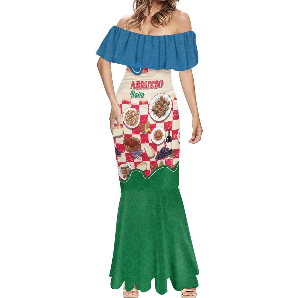 Italy Abruzzo Mermaid Dress Specialty Flavors Retro Style