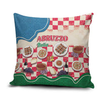 Italy Abruzzo Pillow Cover Specialty Flavors Retro Style