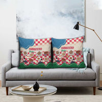 Italy Abruzzo Pillow Cover Specialty Flavors Retro Style