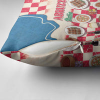 Italy Abruzzo Pillow Cover Specialty Flavors Retro Style