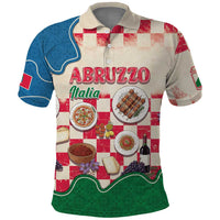Italy Abruzzo Polo Shirt Specialty Flavors Retro Style