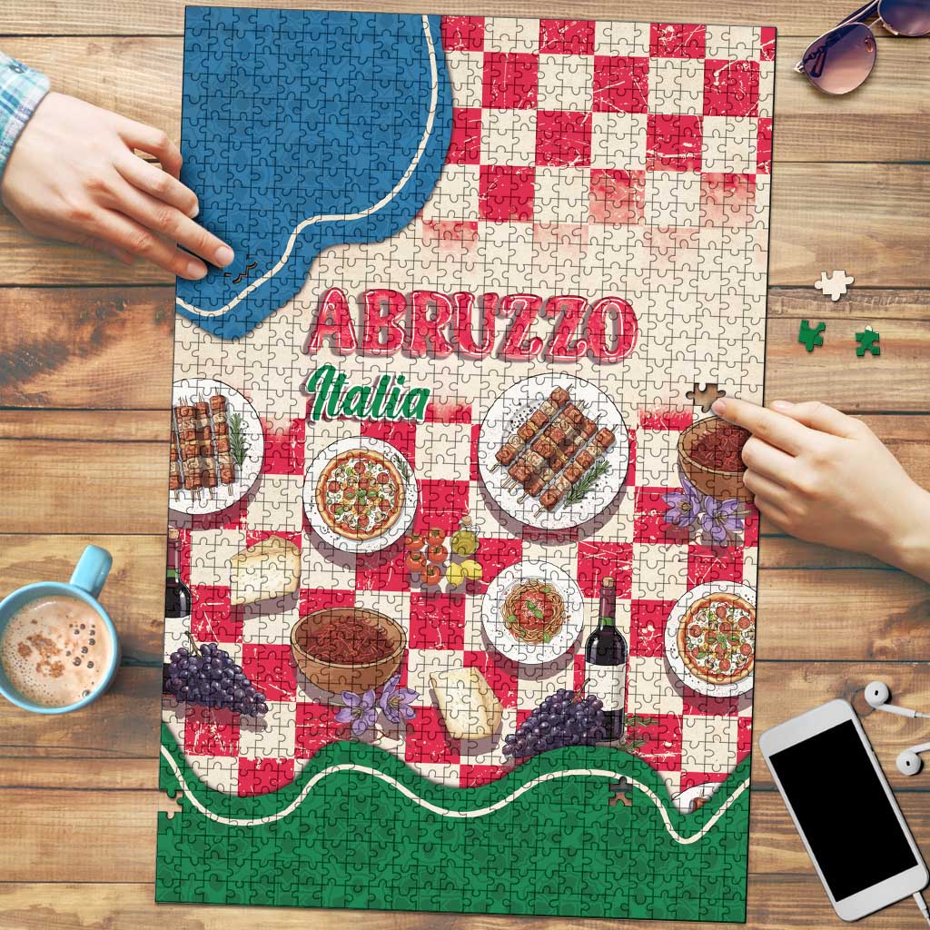 Italy Abruzzo Puzzle Specialty Flavors Retro Style
