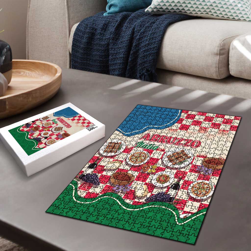 Italy Abruzzo Puzzle Specialty Flavors Retro Style