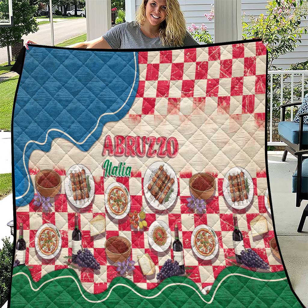 Italy Abruzzo Quilt Specialty Flavors Retro Style