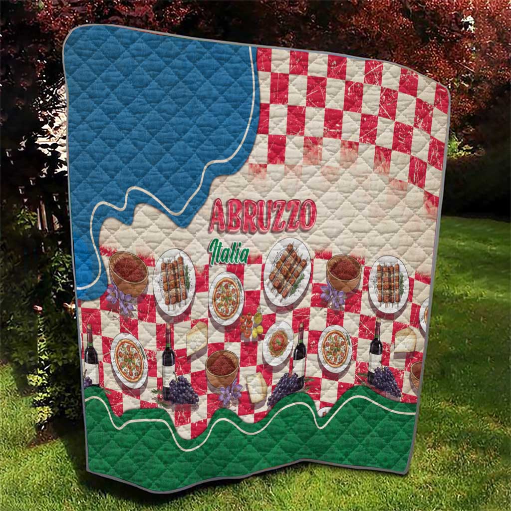 Italy Abruzzo Quilt Specialty Flavors Retro Style