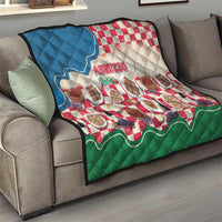Italy Abruzzo Quilt Specialty Flavors Retro Style