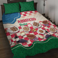 Italy Abruzzo Quilt Bed Set Specialty Flavors Retro Style