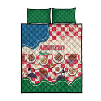 Italy Abruzzo Quilt Bed Set Specialty Flavors Retro Style