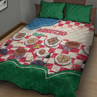 Italy Abruzzo Quilt Bed Set Specialty Flavors Retro Style