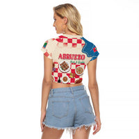 Italy Abruzzo Raglan Cropped T Shirt Specialty Flavors Retro Style