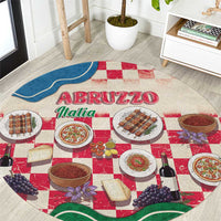 Italy Abruzzo Round Carpet Specialty Flavors Retro Style