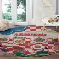 Italy Abruzzo Round Carpet Specialty Flavors Retro Style