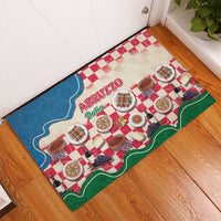 Italy Abruzzo Rubber Doormat Specialty Flavors Retro Style