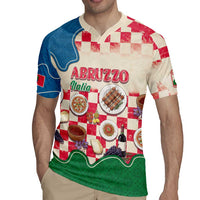 Italy Abruzzo Rugby Jersey Specialty Flavors Retro Style