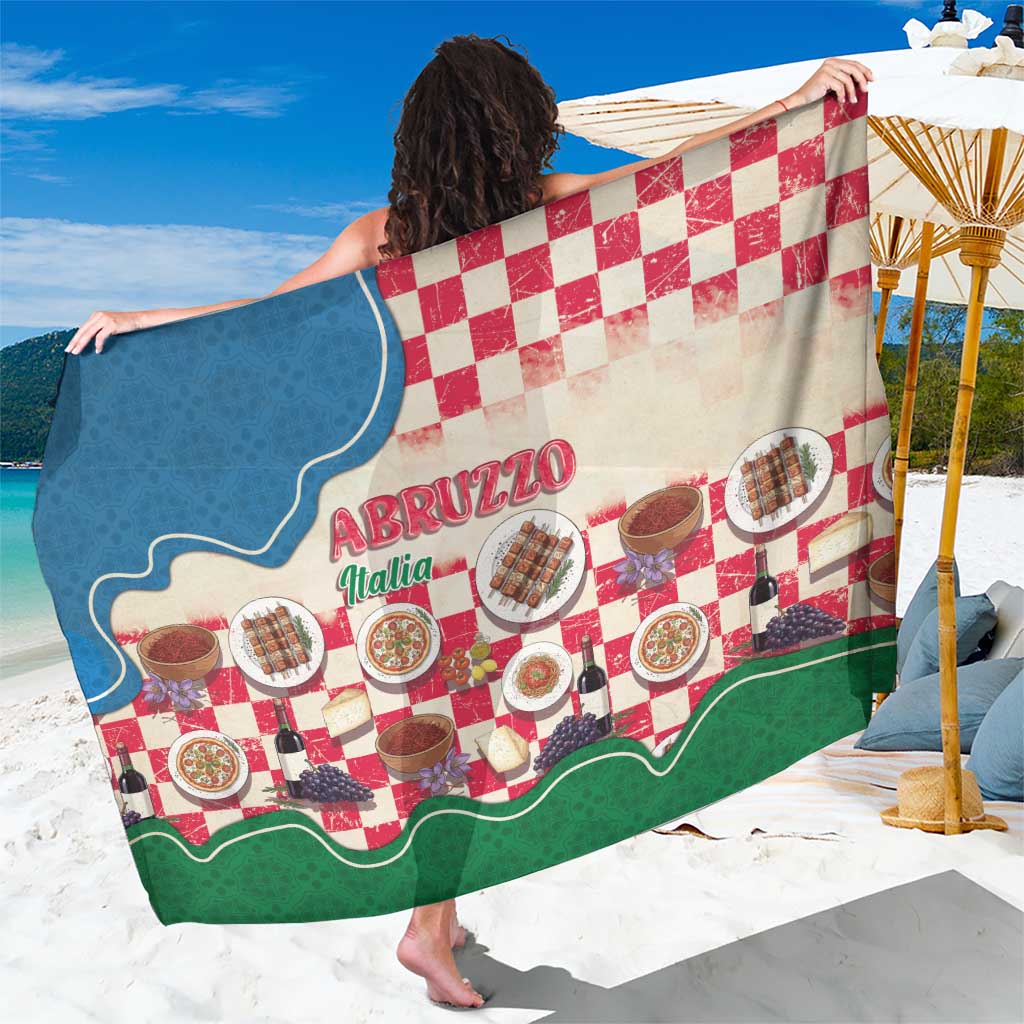 Italy Abruzzo Sarong Specialty Flavors Retro Style